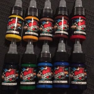 10-piece BUNDLE of Millennium Mom’s Tattoo Ink